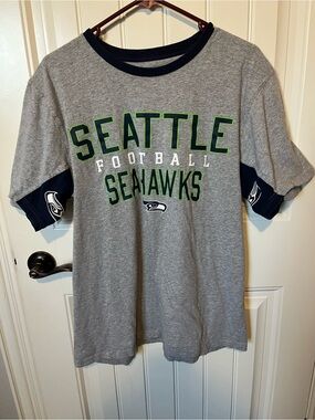 Seattle Seahawks Grey Short Sleeve Team T-Shirt